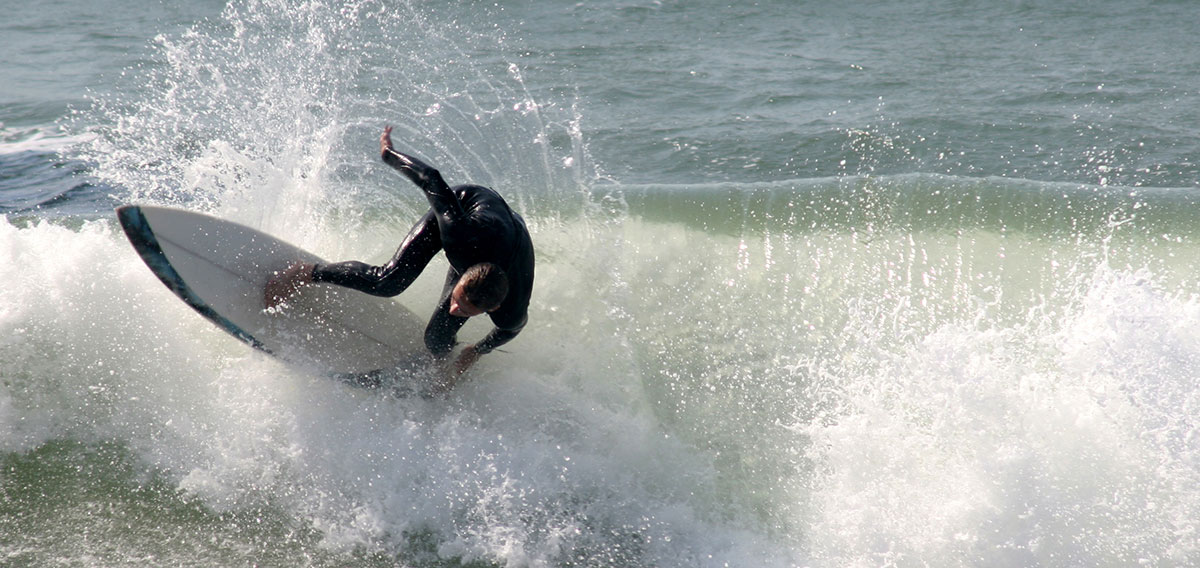 Man surfing