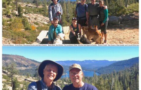 Jim Porter and Aparna Reddy Hike to Donner Peak