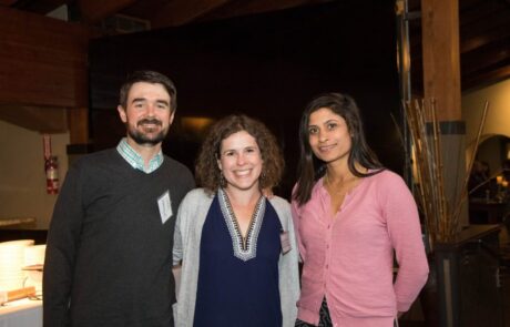 Aparna Reddy (right) with Corey Champagne (left) and Lindsay Romack, Tahoe Field Representative for Supervisor Montgomery (middle)
