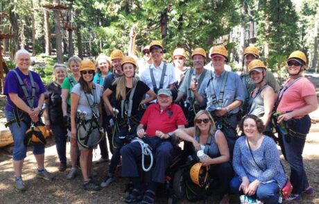 Team Building at Granlibakken's Treetop Adventure Park