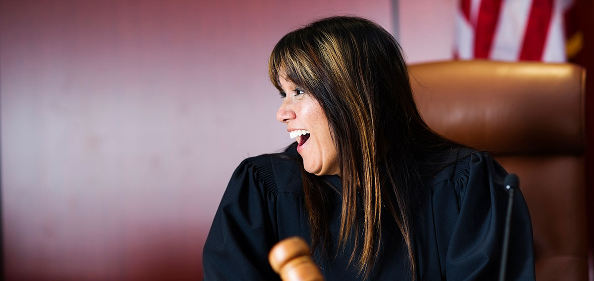 Laughing Judge